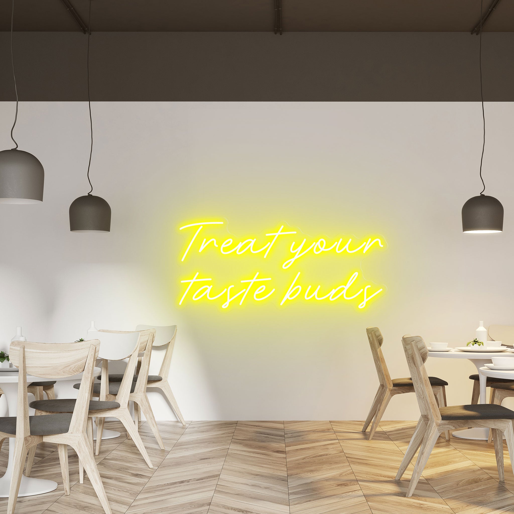 Treat Your Taste Buds - Neon Sign - Restaurant Venue