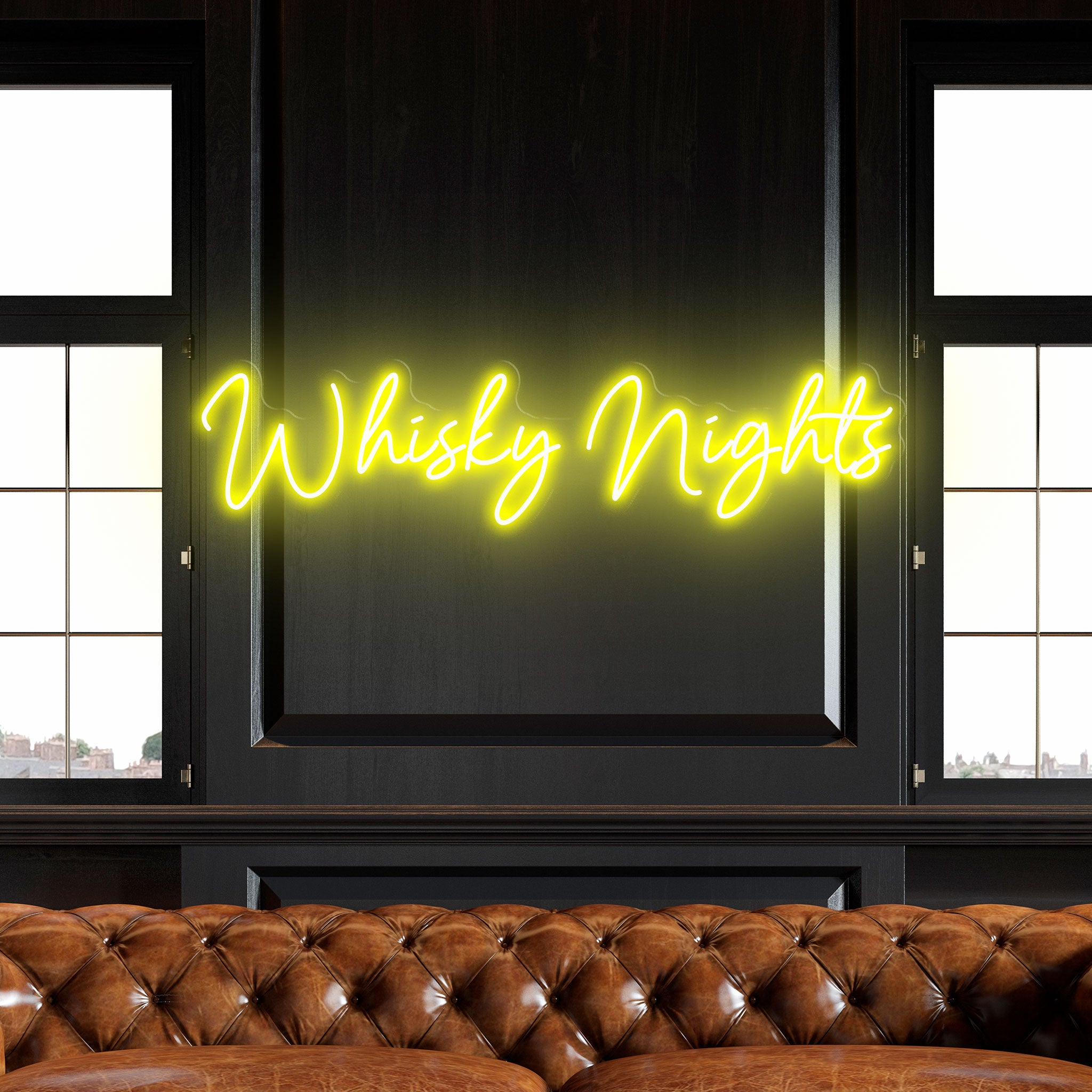 Whisky Nights - Neon Sign - Bar/Club/Party Celebration Event