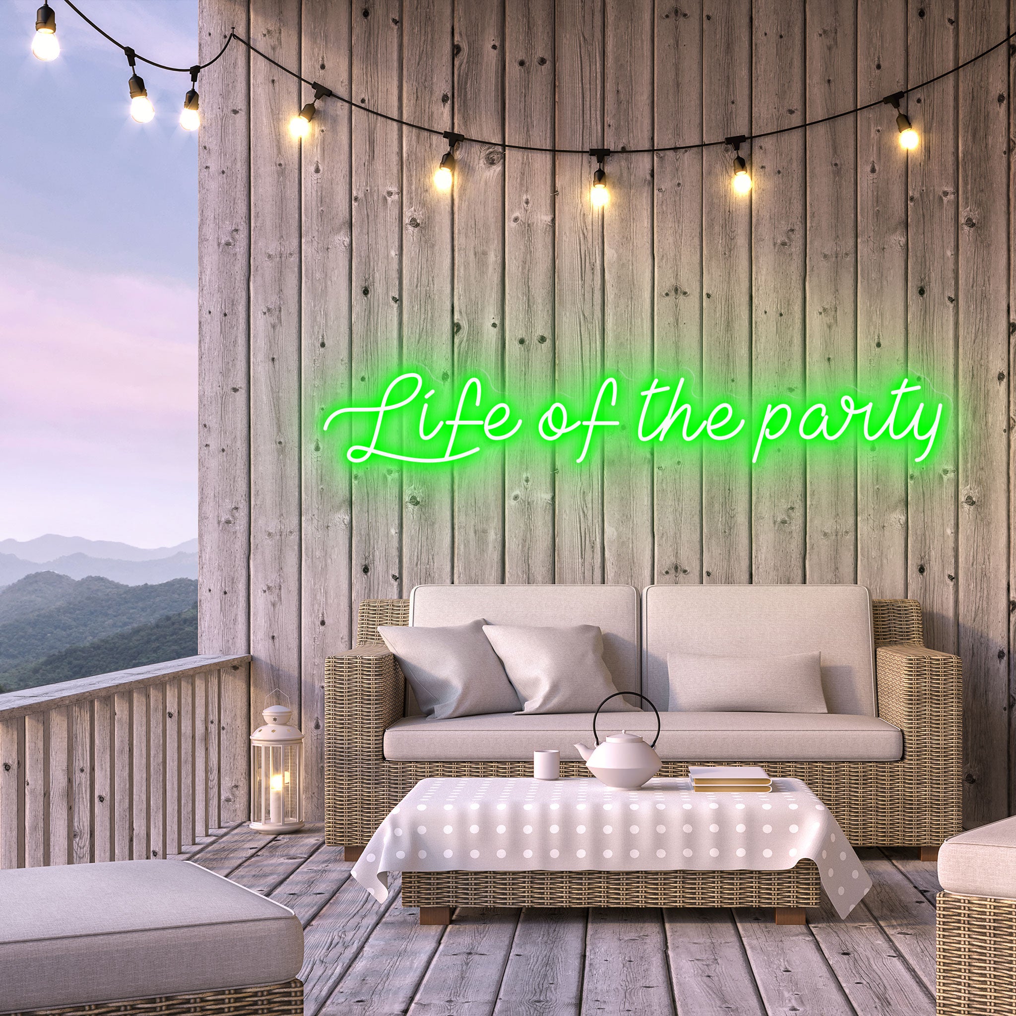 Life Of The Party - Neon Sign - Bar/Club/Party Celebration Event