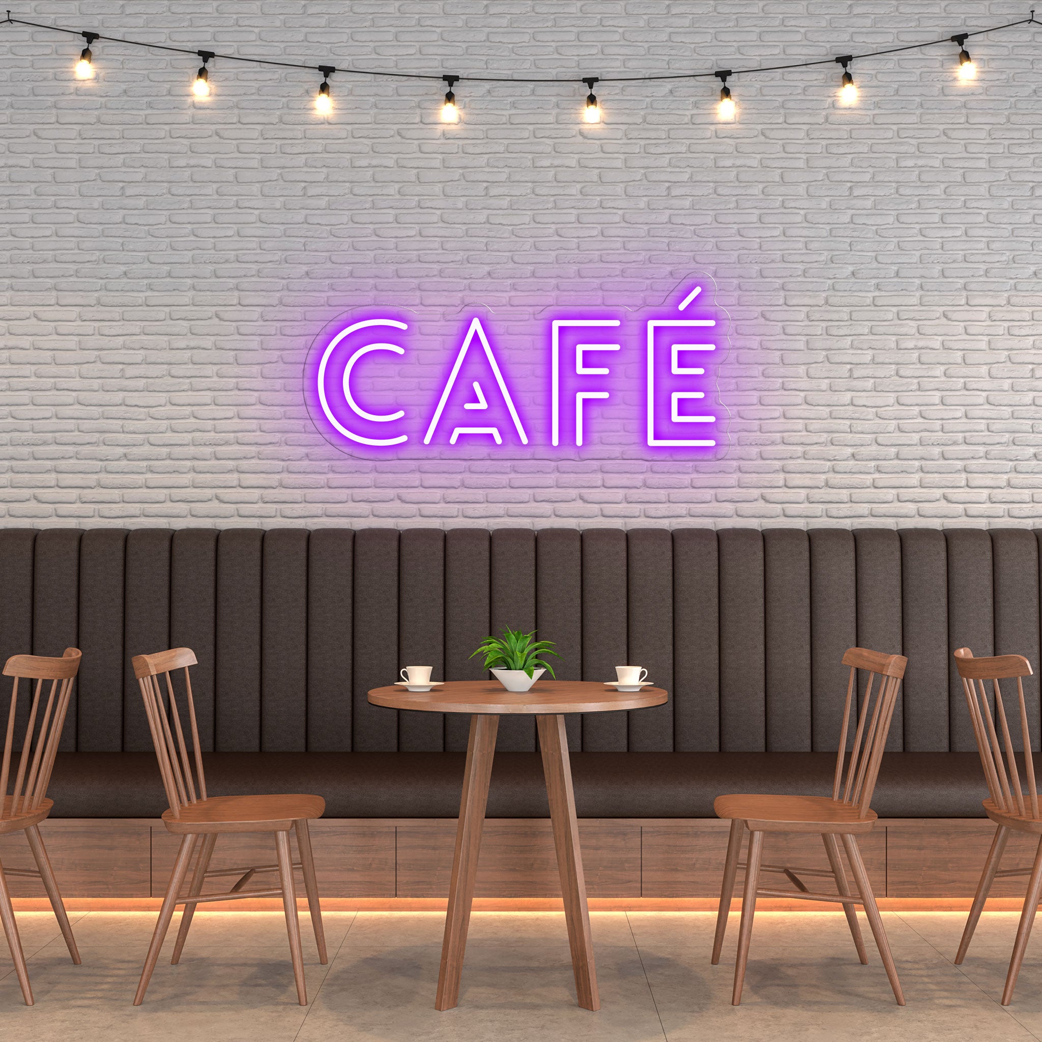 Café - Neon Sign - Café Venue