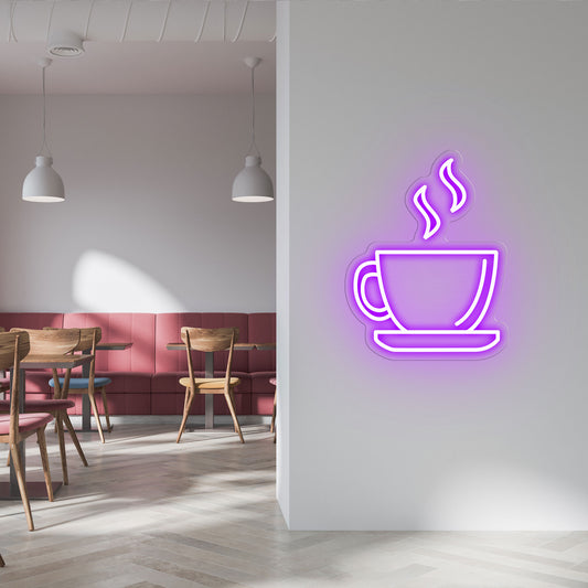 Coffee Cup - Neon Sign - Café Venue