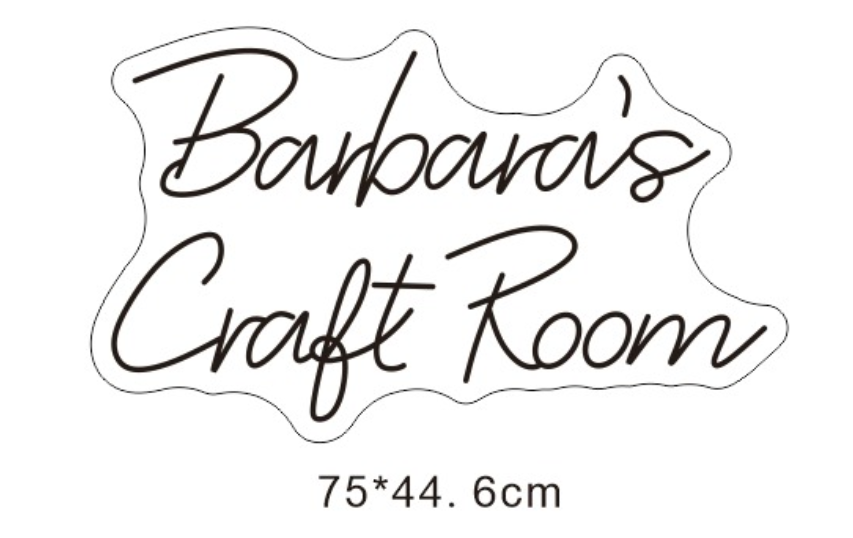 Custom Neon 'Barbara's Craft Room' [+ 2 FREE Bonus Items] ~$200 OFF