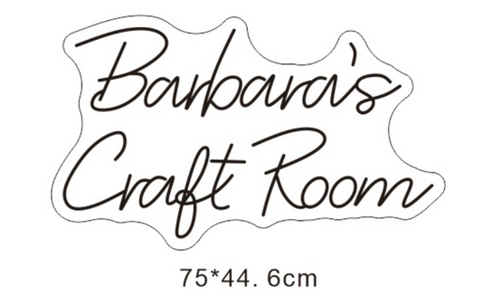 Custom Neon 'Barbara's Craft Room' [+ 2 FREE Bonus Items] ~$200 OFF