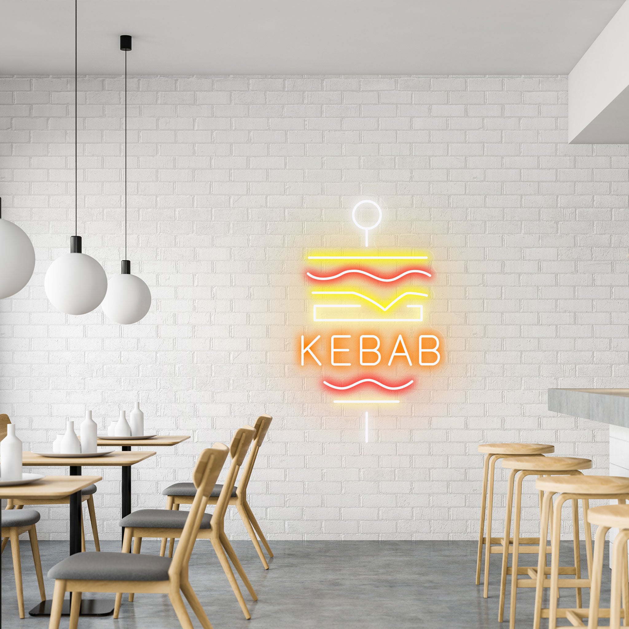 Kebab - Neon Sign - Restaurant Venue