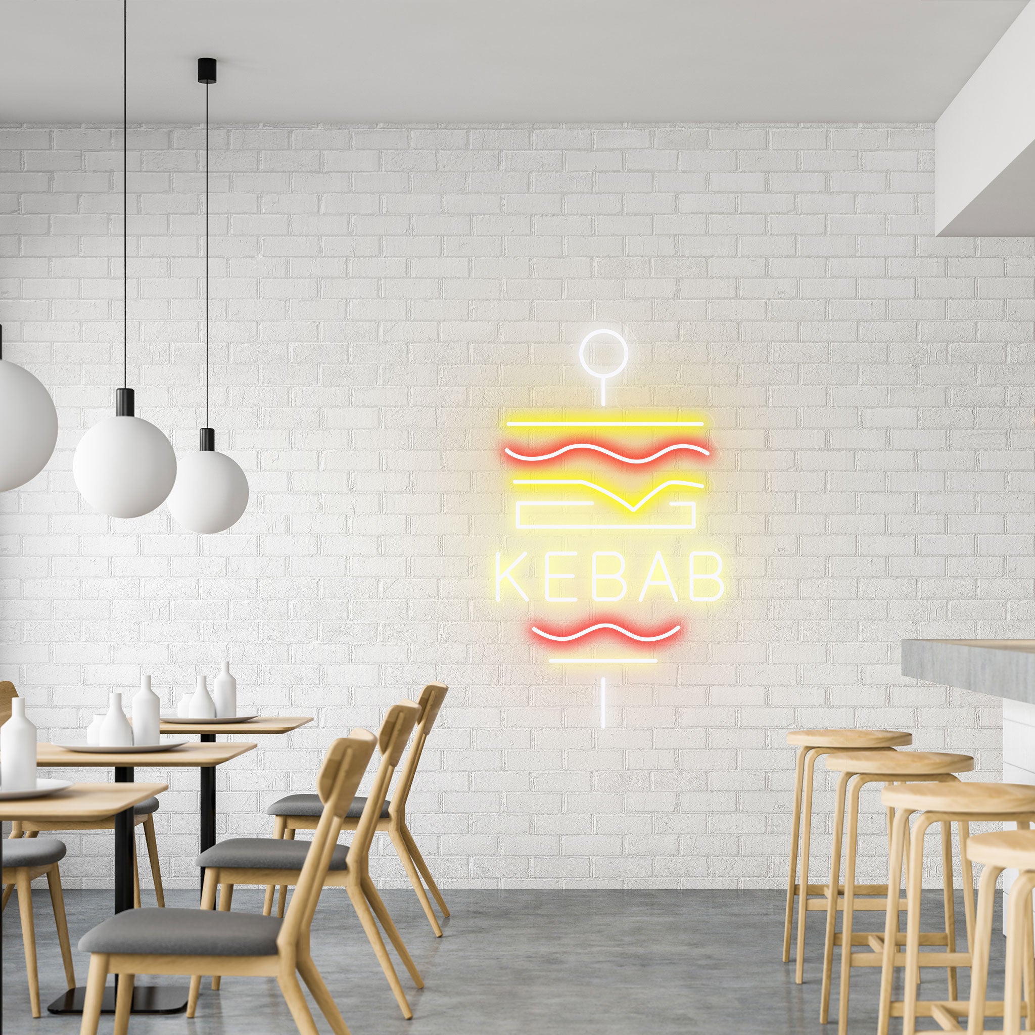 Kebab - Neon Sign - Restaurant Venue