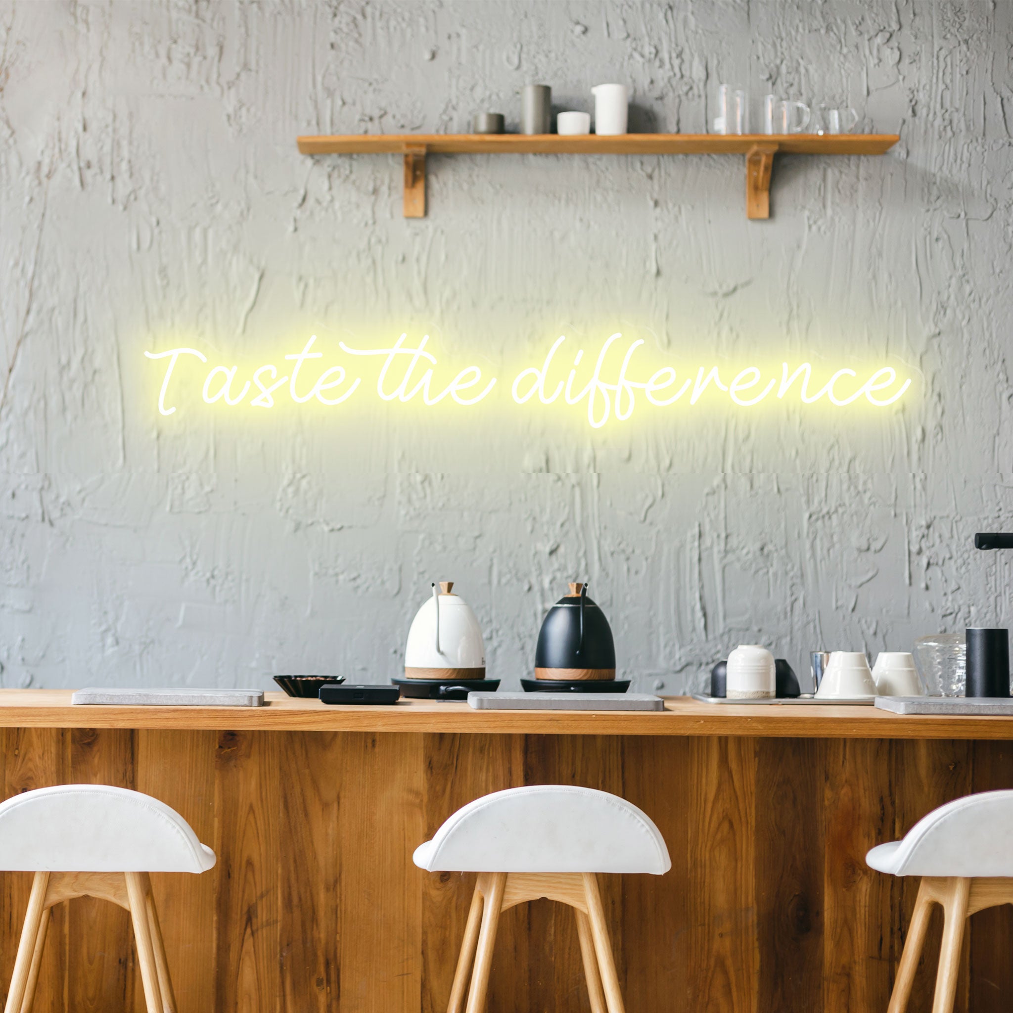 Taste The Difference - Neon Sign - Restaurant Venue