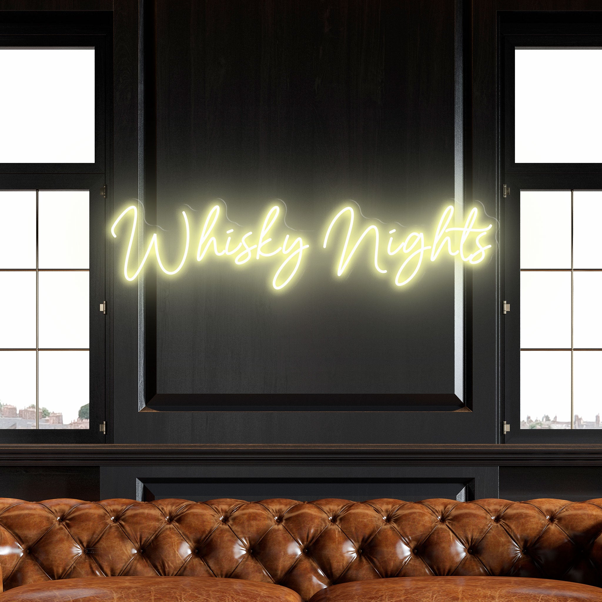 Whisky Nights - Neon Sign - Bar/Club/Party Celebration Event