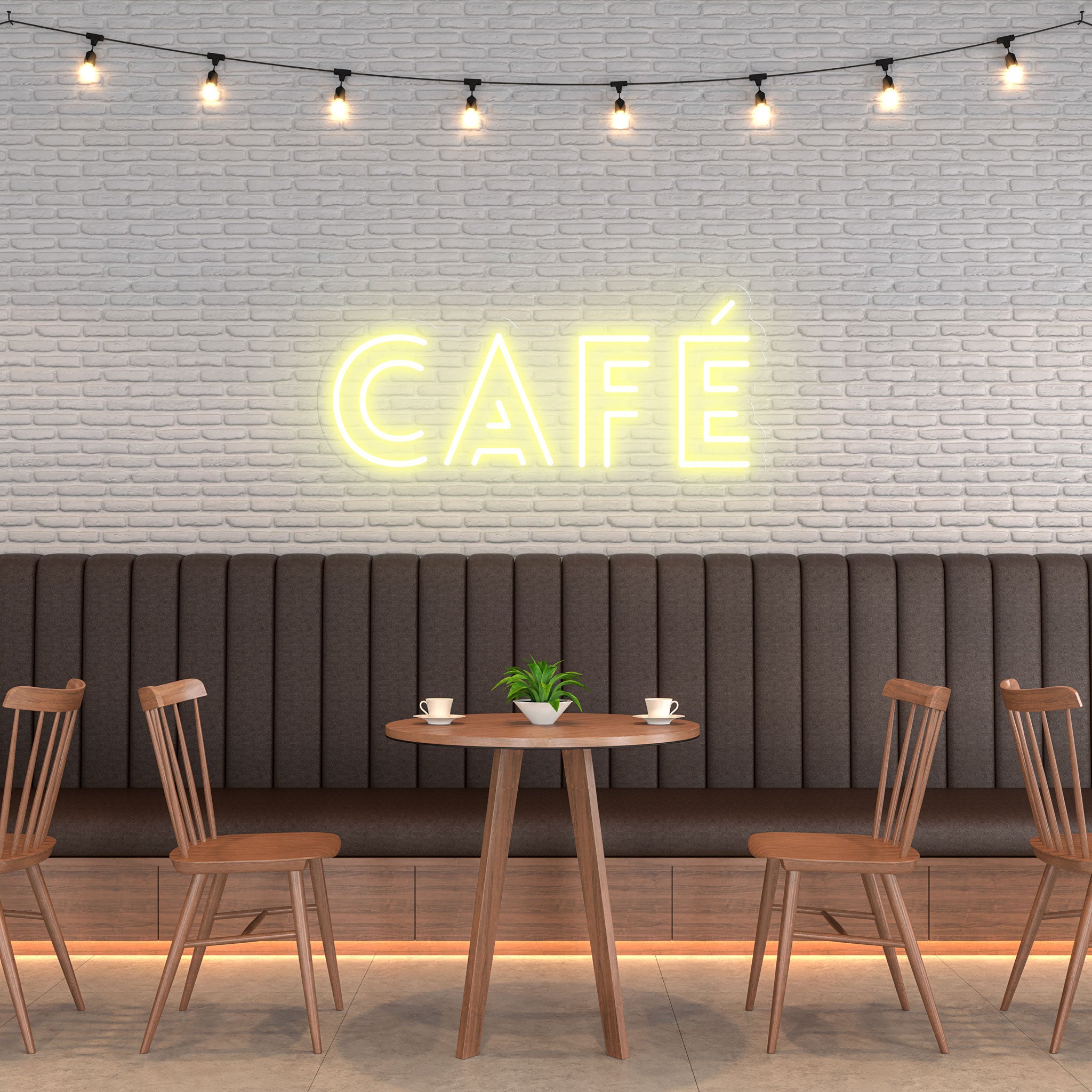 Café - Neon Sign - Café Venue