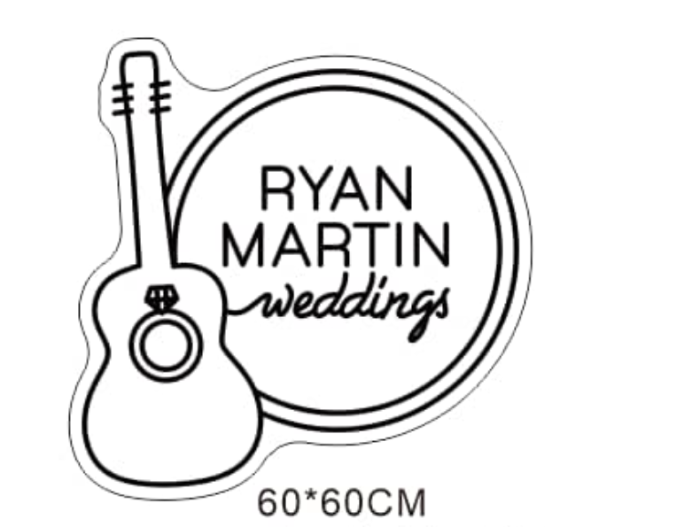 Custom Neon 'Ryan Martin Weddings' [+ 2 FREE Bonus Items] ~$175 OFF