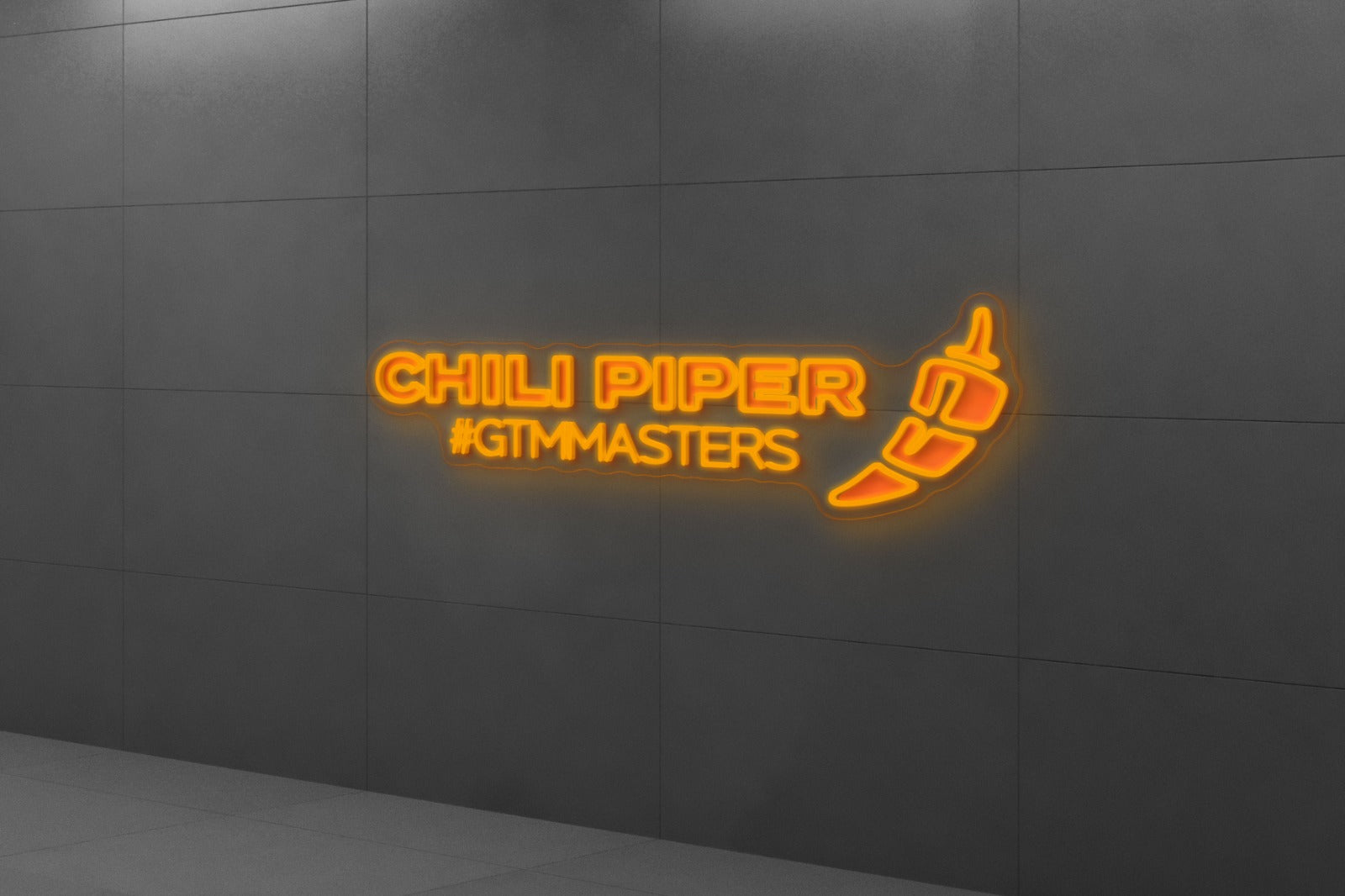 Custom Logo Neon 'Chili Piper'