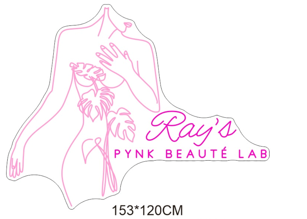 Custom Neon 'Ray's Pynk Beaute Lab' [+ 2 FREE Bonus Items] ~$175  OFF