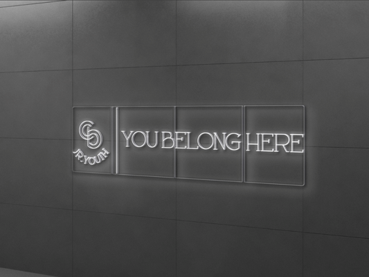 Custom Neon 'You belong here' [+ 2 FREE Bonus Items] ~$175  OFF