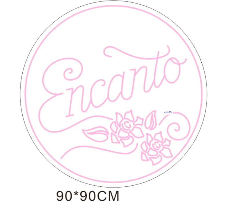 Custom Neon 'Encanto' (Bonus Installation Kit)