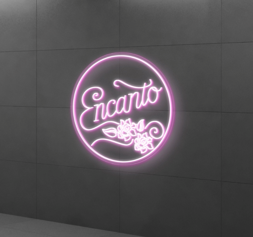 Custom Neon 'Encanto' (Bonus Installation Kit)