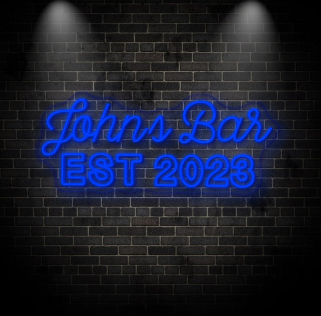 Custom Neon 'Johns Bar' [+ 2 FREE Bonus Items] ~$150 OFF