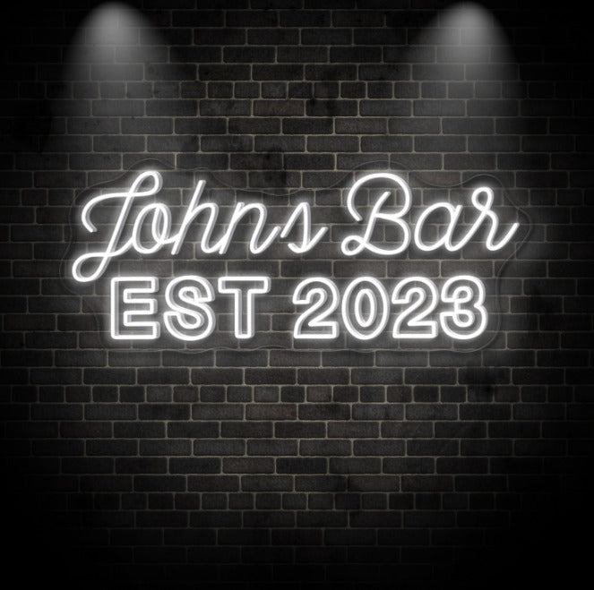 Custom Neon 'Johns Bar' [+ 2 FREE Bonus Items] ~$150 OFF