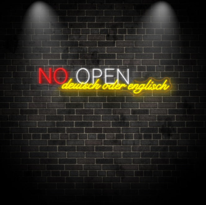 Custom Neon 'NO OPEN' [+ 2 FREE Bonus Items] ~$200 OFF