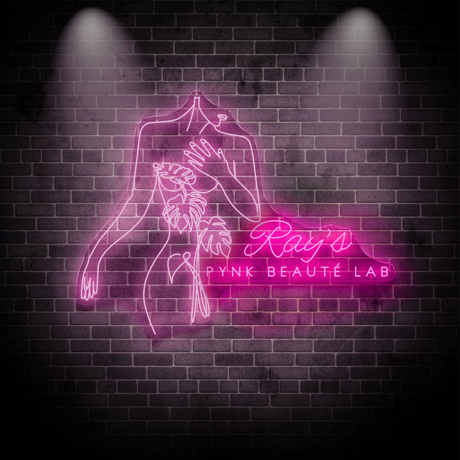 Custom Neon 'Ray's Pynk Beaute Lab' [+ 2 FREE Bonus Items] ~$175  OFF