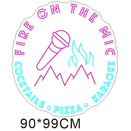 Custom Neon 'Fire On The Mic’ [+ 2 FREE Bonus Items] ~$50 OFF