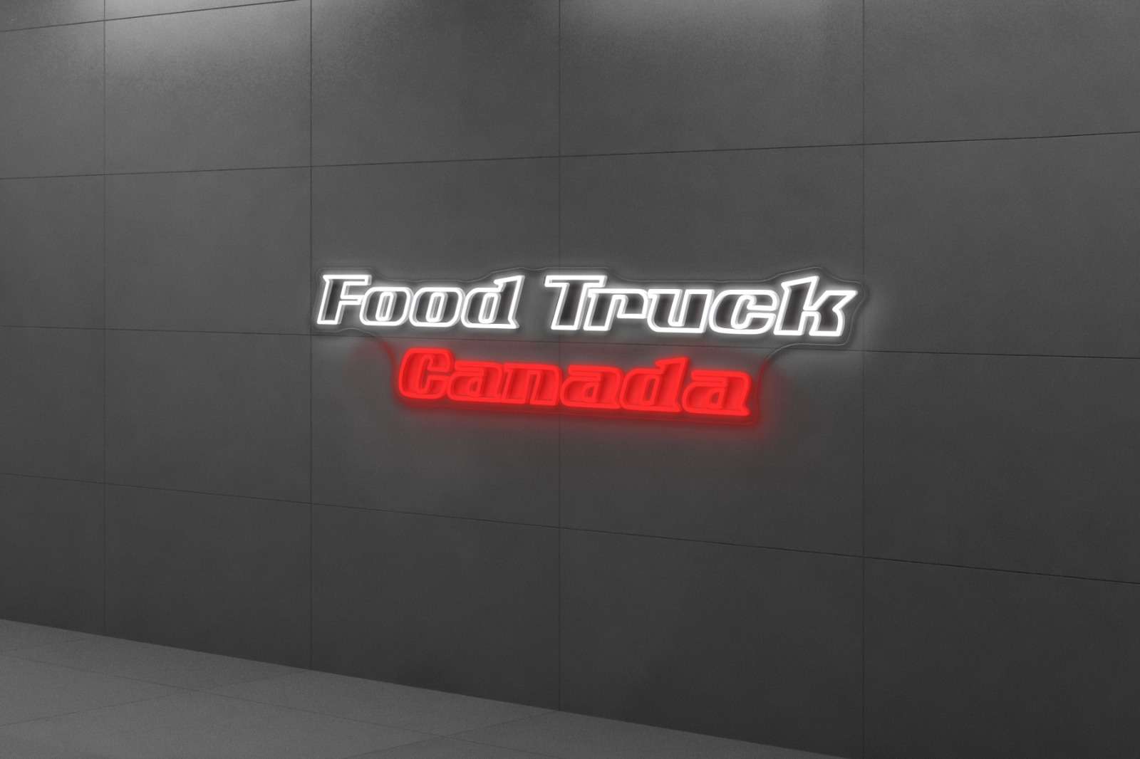 Custom Neon 'Food Truck Canada' [+ 2 FREE Bonus Items] ~ COST PRICE / SAMPLE