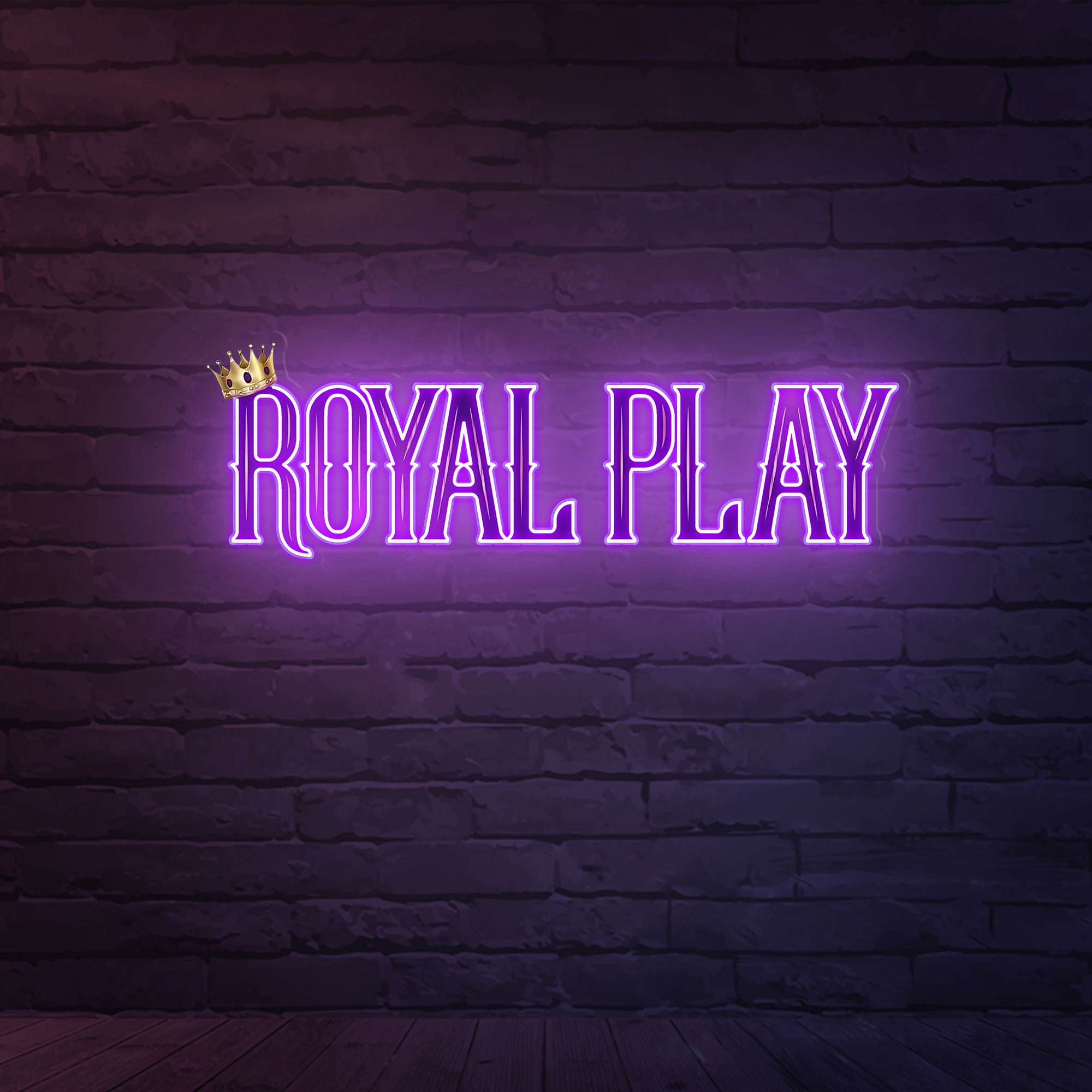 Custom Neon 'ROYAL PLAY' [+ 2 FREE Bonus Items] ~ 50% OFF