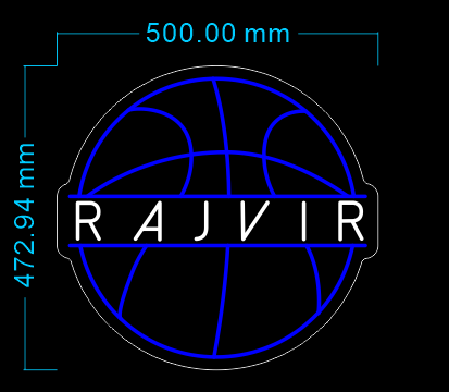 Custom Neon 'RAJVIR / ARJAN' [+ 2 FREE Bonus Items] ~$150 OFF