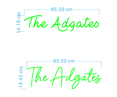 Custom Neon 'The Adgates' [+ 2 FREE Bonus Items] ~$150 OFF