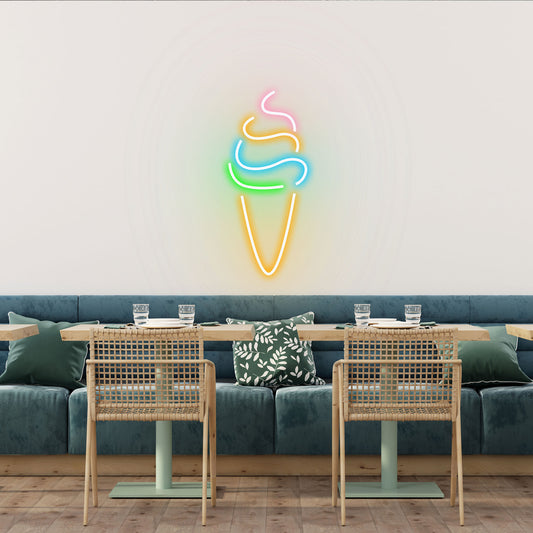 Custom Neon 'Ice Cream Cone' [+ 2 FREE Bonus Items] ~$150 OFF