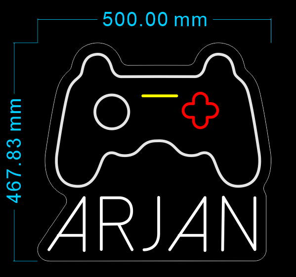 Custom Neon 'RAJVIR / ARJAN' [+ 2 FREE Bonus Items] ~$150 OFF