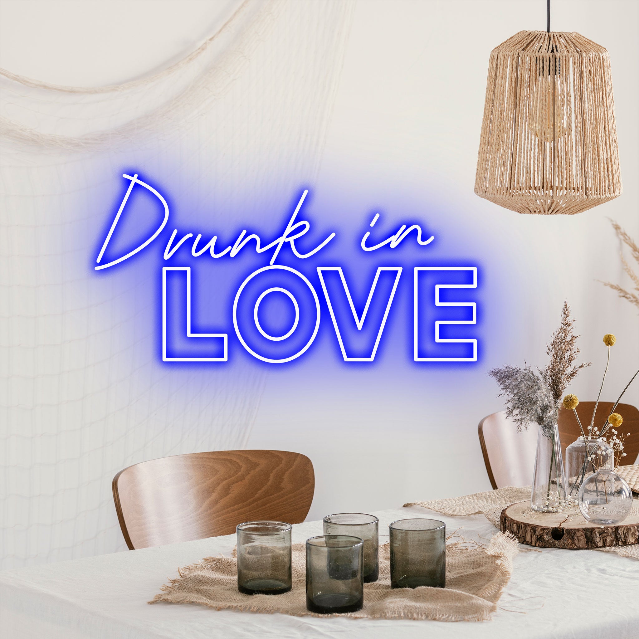 Drunk In Love  - Neon Sign - Wedding Engagement Event