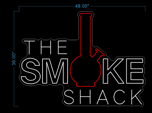 Custom Neon 'The SMOKE Shack' [+ 2 FREE Bonus Items] ~$150 OFF