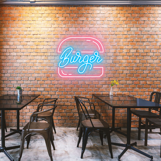 Original 'Burgers' - Neon Sign - Burger Venue