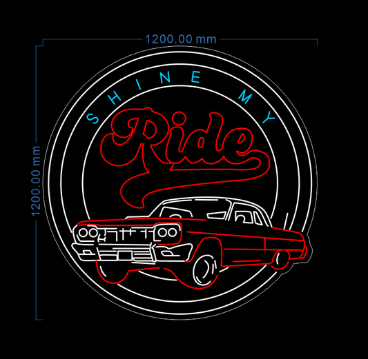 Custom Neon 'Ride' [+ 2 FREE Bonus Items] ~$100 OFF