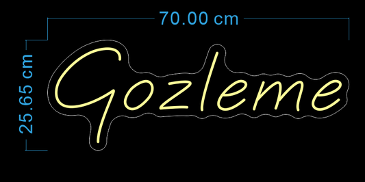 Custom Neon 'Gozleme' [+ 2 FREE Bonus Items] ~$50 OFF