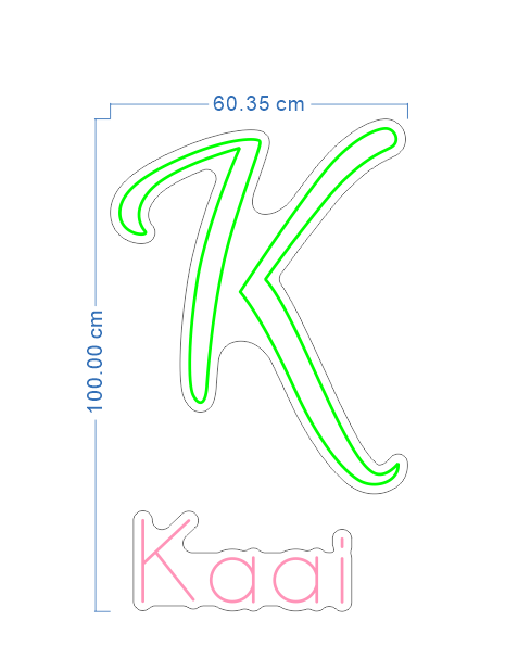 Custom Neon 'Kaai' [+ 2 FREE Bonus Items] ~$75 OFF