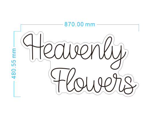 Custom Neon 'Heavenly Flowers' [+ 2 FREE Bonus Items] ~$50 OFF