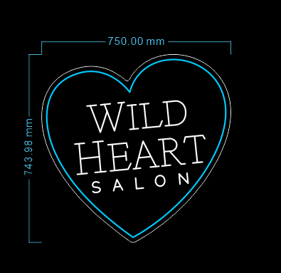 Custom Neon 'Wild Heart Salon' [+ 2 FREE Bonus Items] ~$120 OFF