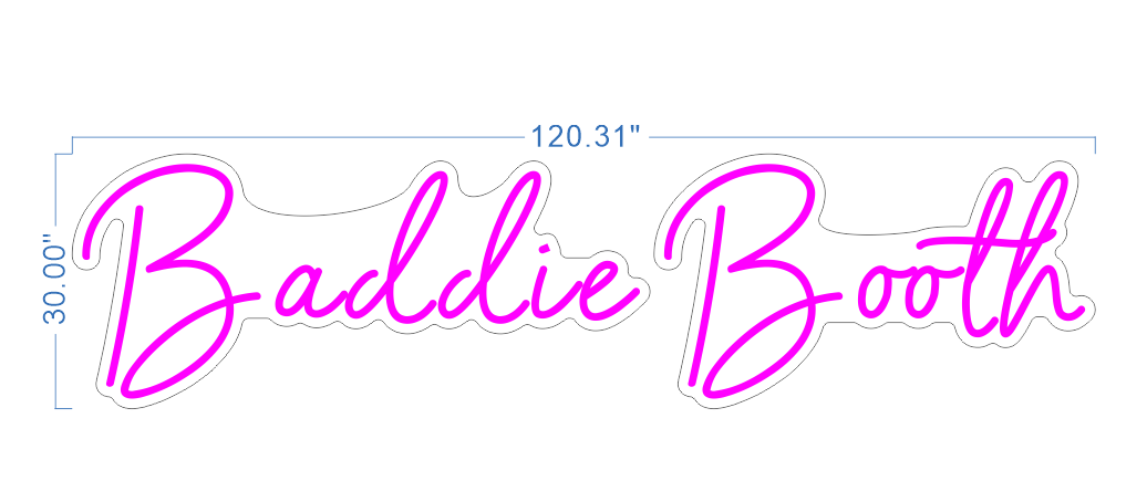 Custom Neon 'Baddie Booth' [+ 2 FREE Bonus Items] ~$150 OFF