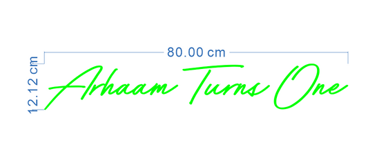 Custom Neon 'Arhaam Turns One' [+ 2 FREE Bonus Items] ~$50 OFF