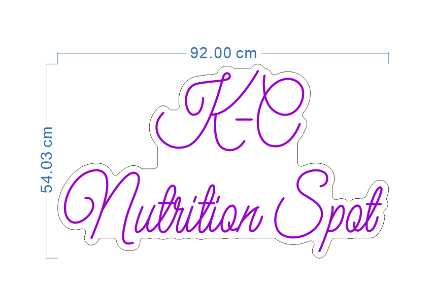 Custom Neon 'K-C Nutrition Spot’ [+ 2 FREE Bonus Items] ~$100 OFF