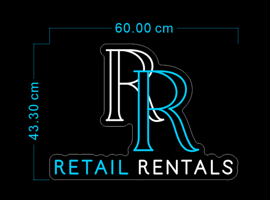 Custom Neon 'RETAIL RENTALS’ [+ 2 FREE Bonus Items] ~$50 OFF