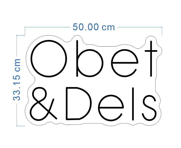 Custom Neon 'Obet&Dels' [+ 2 FREE Bonus Items] ~$50 OFF