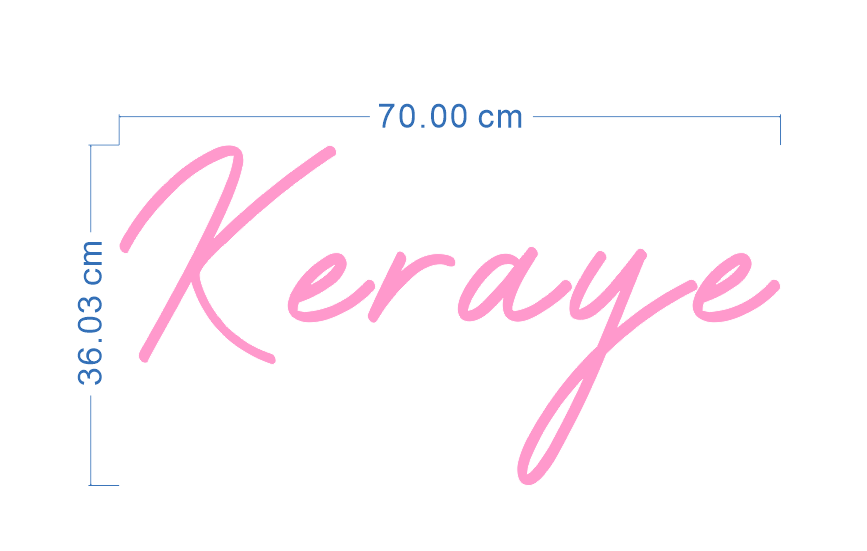 Custom Neon 'Keraye' [+ 2 FREE Bonus Items] ~$50 OFF