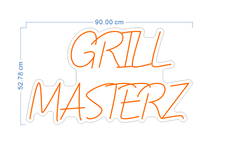 Custom Neon 'Grill Mastrz’ [+ 2 FREE Bonus Items] ~$100 OFF