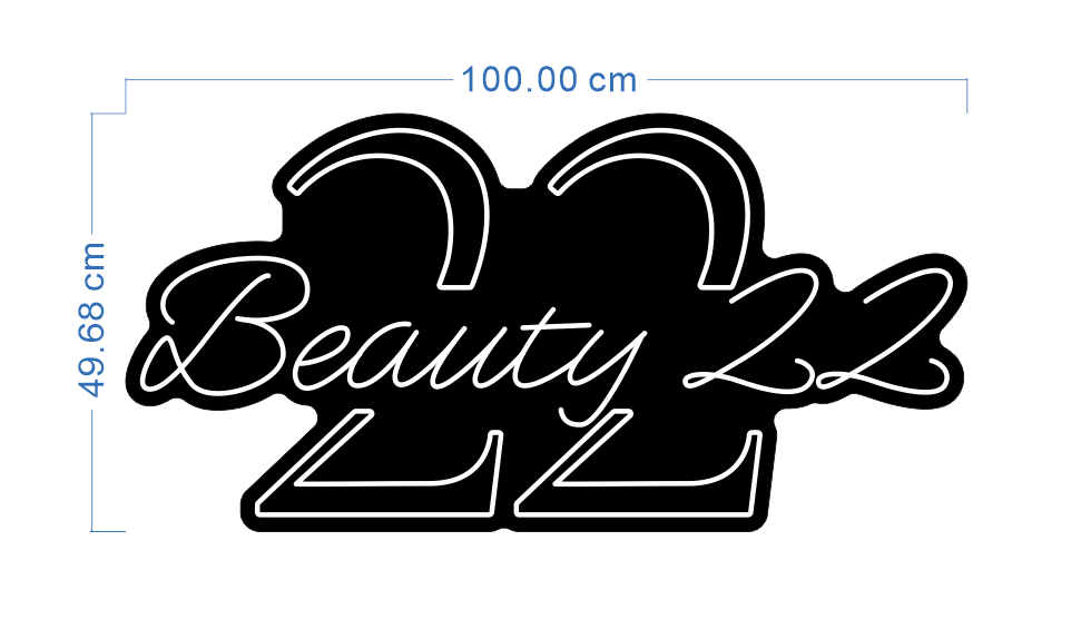 Custom Neon 'Beauty 2222’ [+ 2 FREE Bonus Items] ~$100 OFF