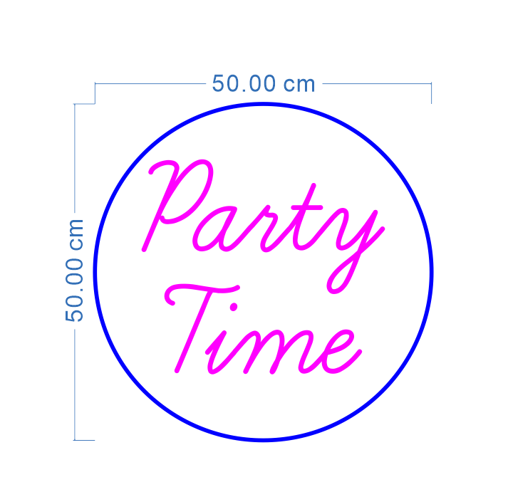 Custom Neon 'Party Time’ [+ 2 FREE Bonus Items] ~$50OFF