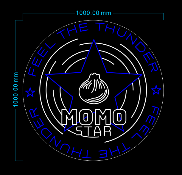 Custom Neon 'Momo Star’ [+ 2 FREE Bonus Items] ~$50/~$100 OFF