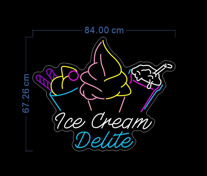 Custom Neon 'Ice Cream Delite’ [+ 2 FREE Bonus Items] ~$150OFF