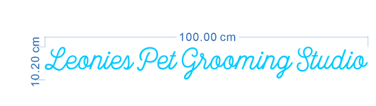 Custom Neon 'Leonies Pet Grooming Studio’ [+ 2 FREE Bonus Items] ~$50 OFF