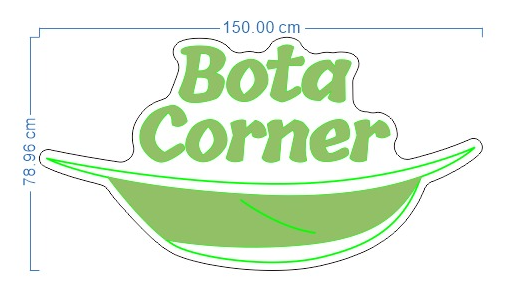 Custom Neon 'Bota Corner' [+ 2 FREE Bonus Items]